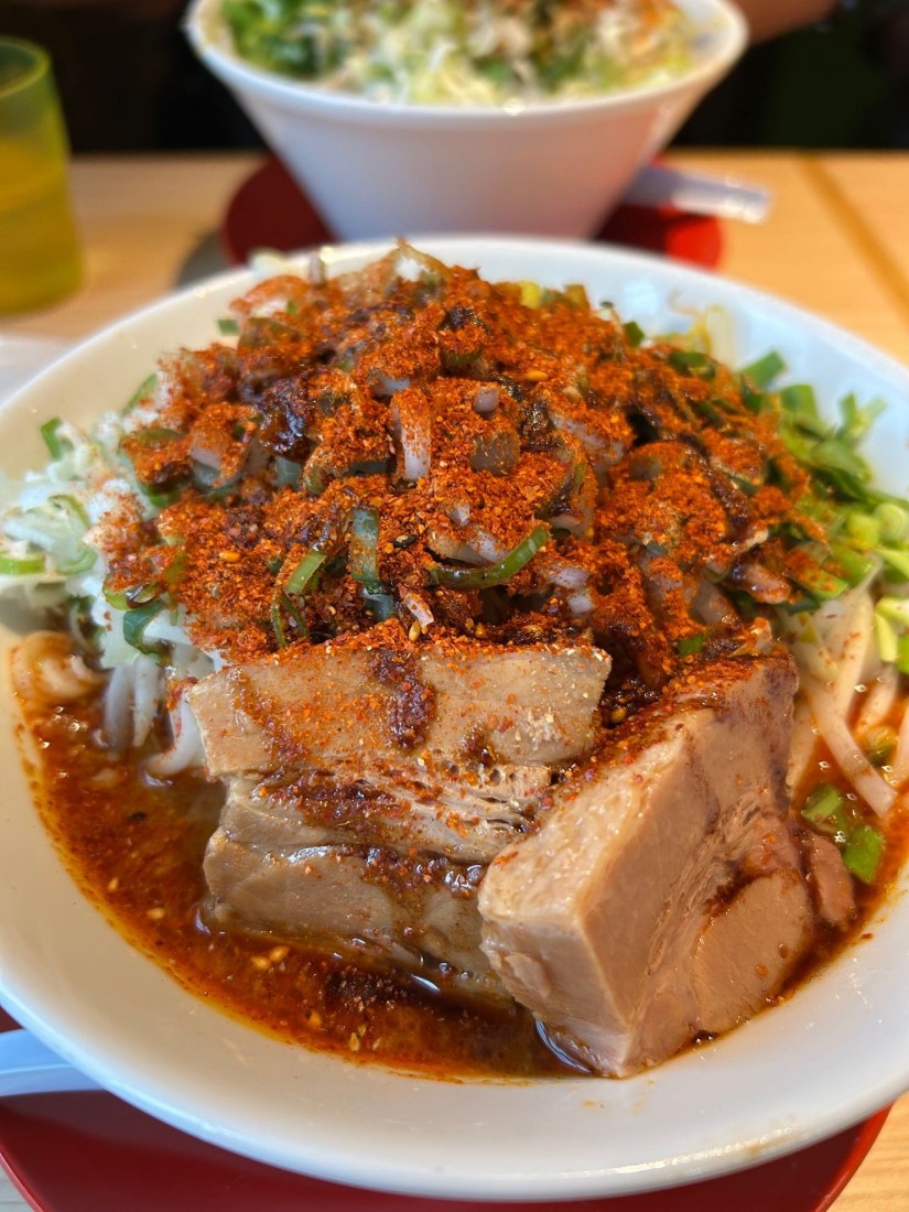 カラシビ味噌ラーメン 辛さ増し、痺れ増し、マジカラ増し