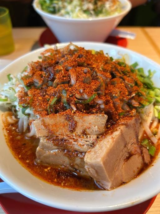 カラシビ味噌ラーメン 辛さ増し、痺れ増し、マジカラ増し