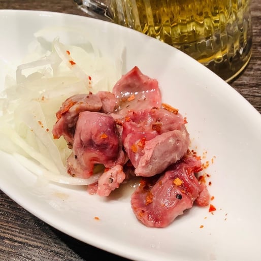 スパイシー砂肝焼