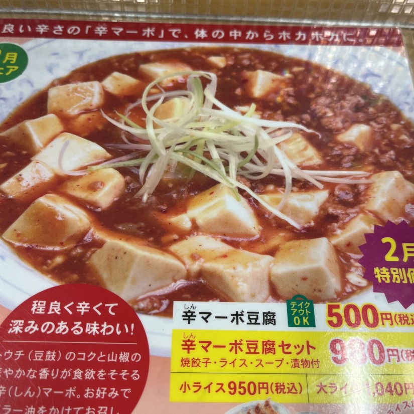 辛口麻婆飯 辛口