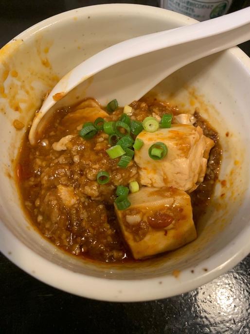 辛い麻婆豆腐