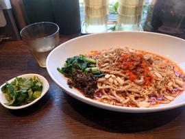 汁なし担々麺 辛さ4 痺れ4