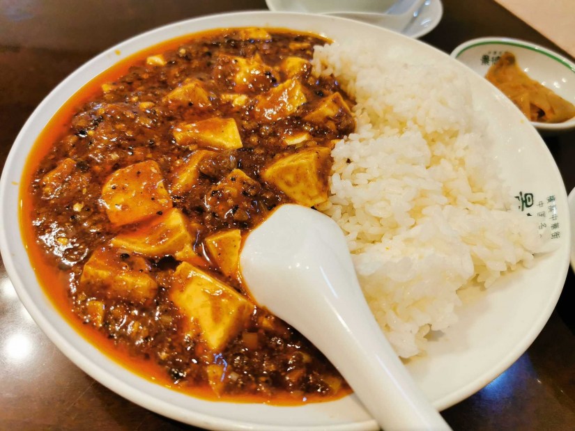 四川風麻婆豆腐掛け御飯 激辛