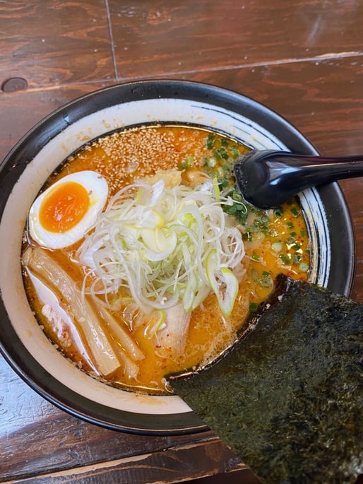辛味噌白ねぎラーメン 大辛