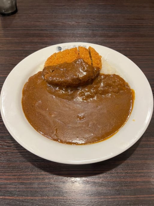 メンチカツカレー 5辛