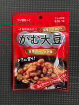 自然派おやつ かむ大豆 旨辛ガーリック味 あとひく辛さ！