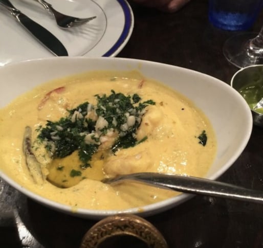 海老のガーリックレモンバター 唐辛子マーク1本