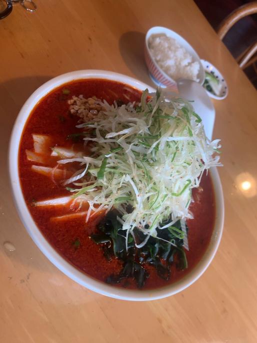 ネギ納豆味噌ラーメン 超辛