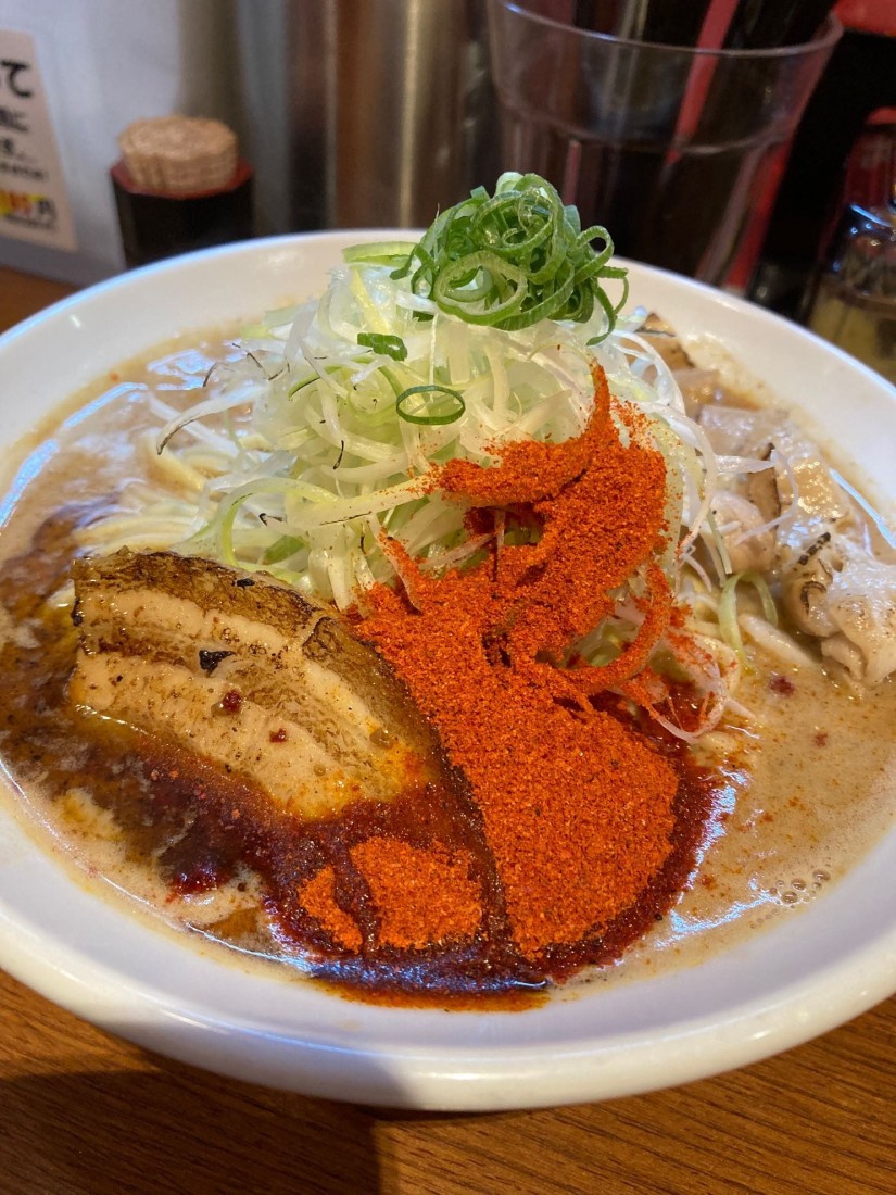 辛炙り肉ソバ味噌 辛さレベル5