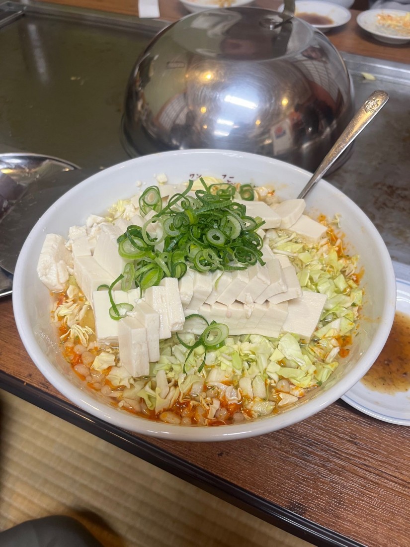 麻婆豆腐もんじゃ