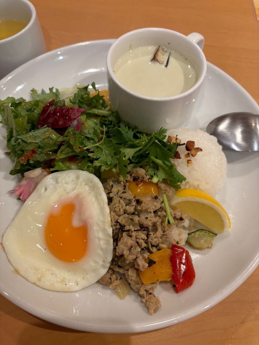 エダジュン監修ガパオ&グリーンカレープレート