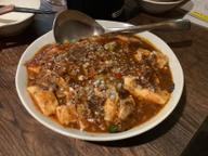 ラム肉とゴルゴンゾーラの麻婆豆腐