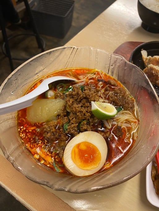冷やしカボス酸辣湯麺