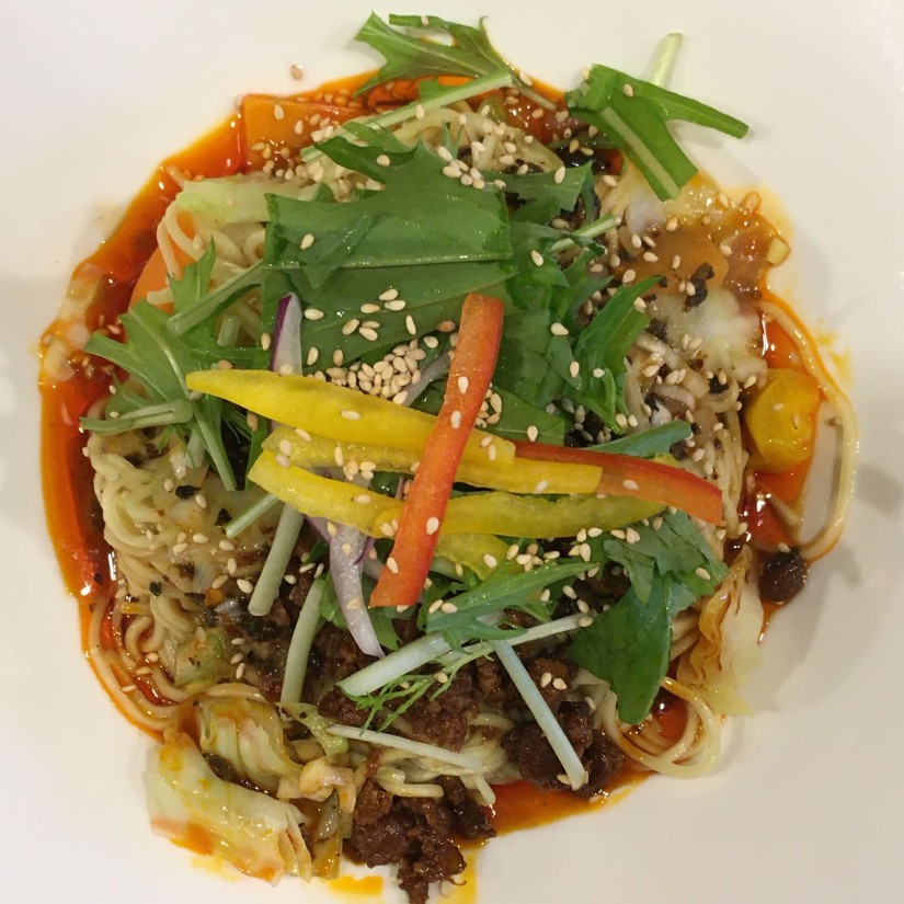 汁無しタンタン麺 あやせスパイストッピング+100