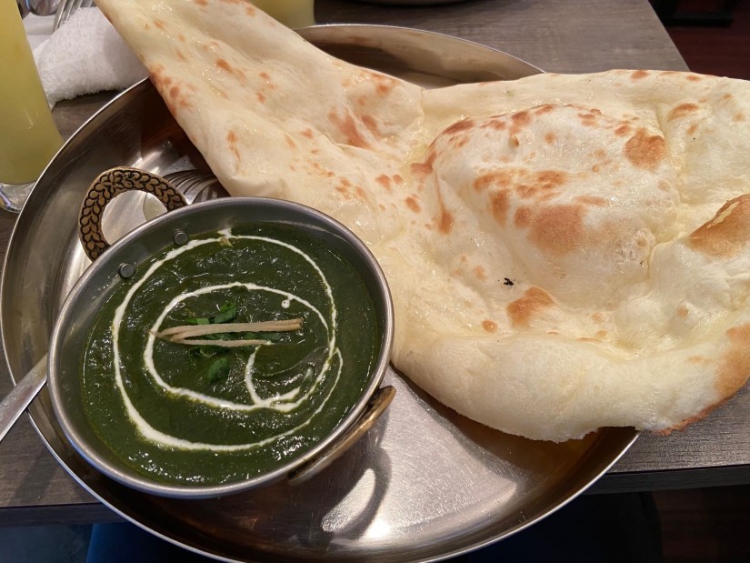 ほうれん草チキン 激辛