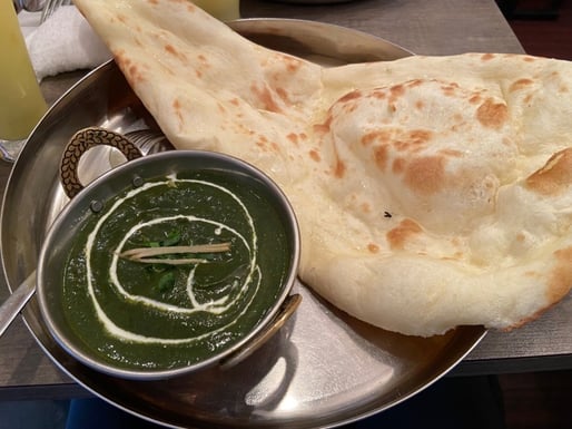 ほうれん草チキン 激辛