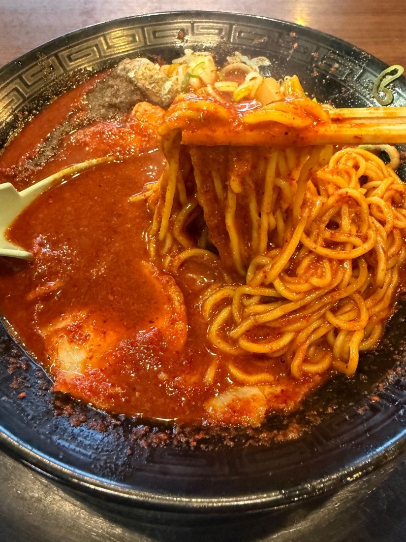 豚骨ラーメン(唐辛子トッピング) 20倍