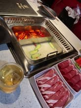 火鍋食べ放題コース 麻辣・豚骨スープ