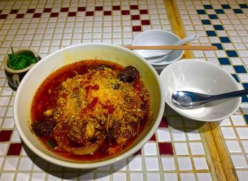 水煮羊肉麺 +激辛(¥150)