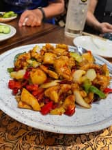 唐辛子と鶏肉炒め