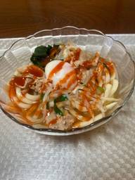 キムチぶっかけうどん