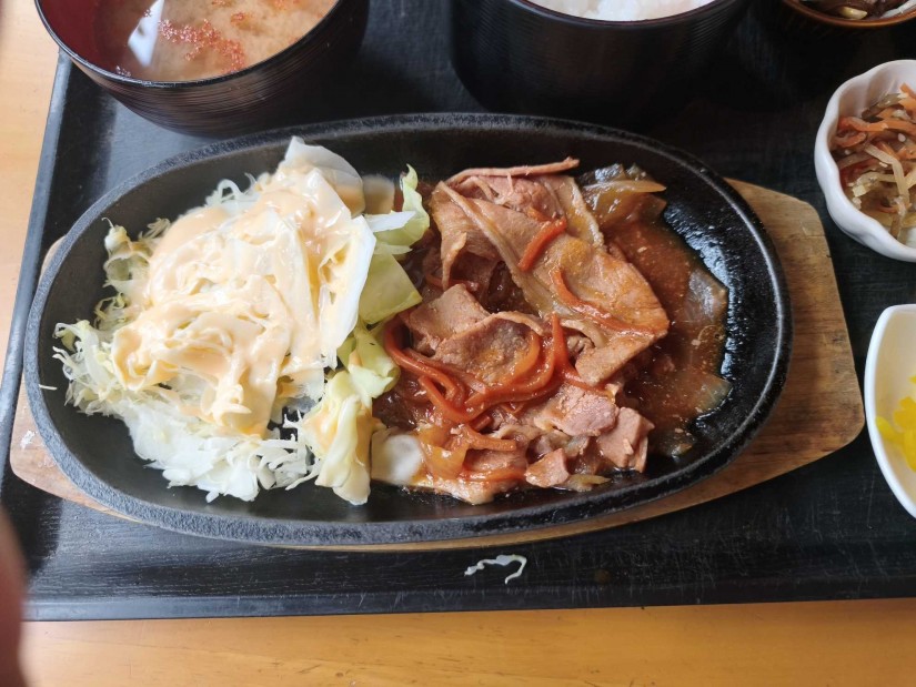 ライダー定食（豚キムチ)