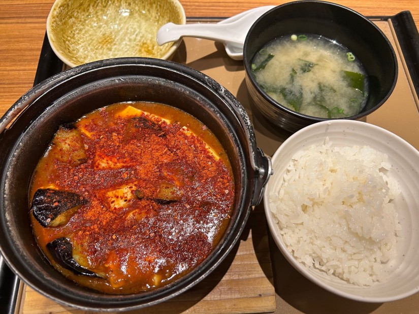四川風 麻婆茄子豆腐