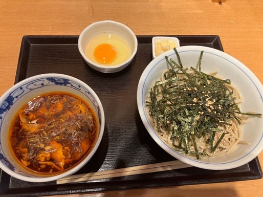 大盛大辛肉つけ蕎麦