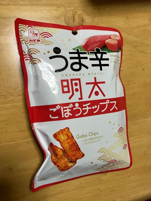 うま辛明太ごぼうチップス