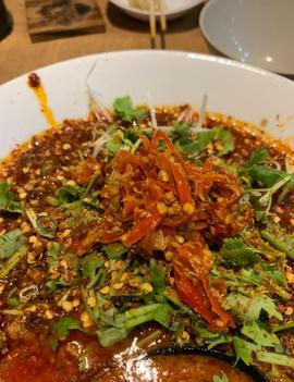 白胡麻坦々麺 真激辛トッピング