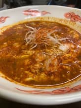 赤い担々麺激辛10辛