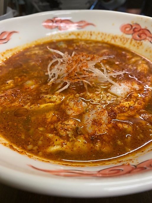 赤い担々麺激辛10辛