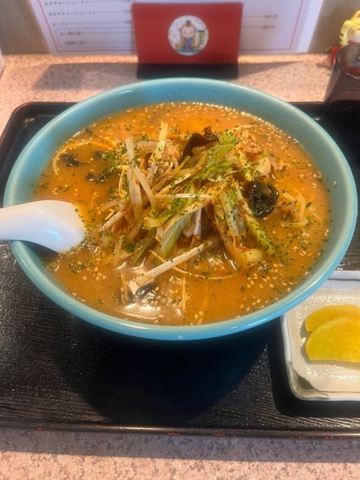冷たい辛みそラーメン