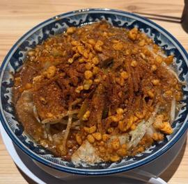 背脂野菜麻婆麺（激辛マシ） 3辛