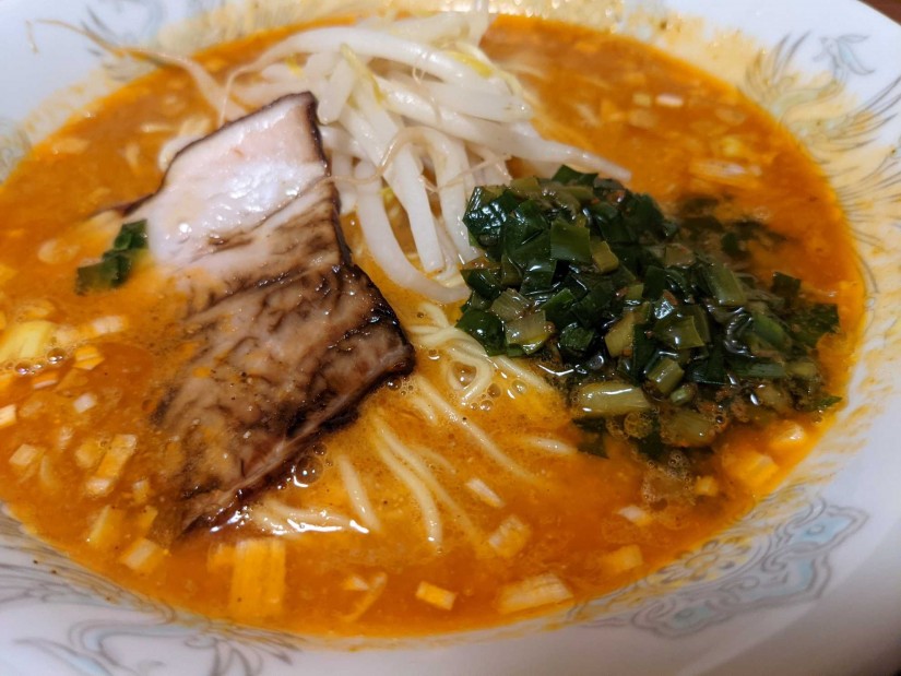 ニラだれ担担麺
