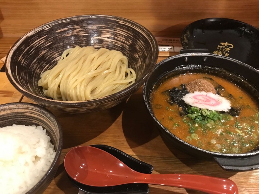 明太煮込みつけ麺セット 小旨辛