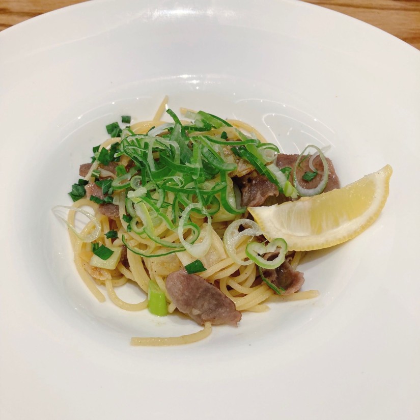 青チリペペロンチーノ　-さわやか牛タンレモン- 3辛