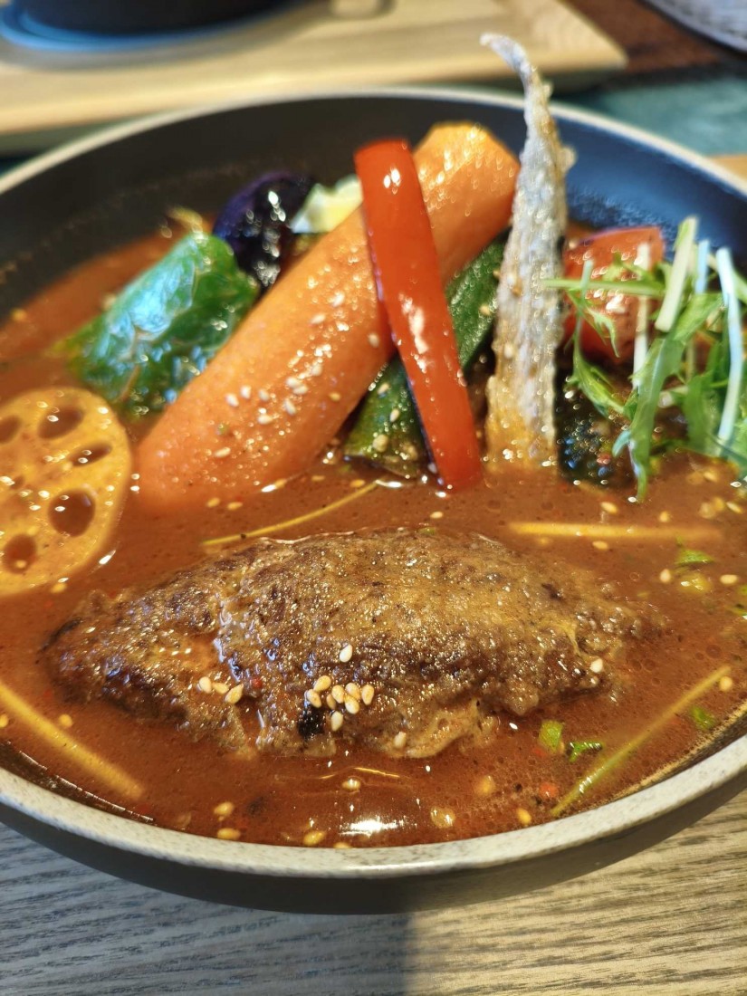 ビーフハンバーグスープカレー 10