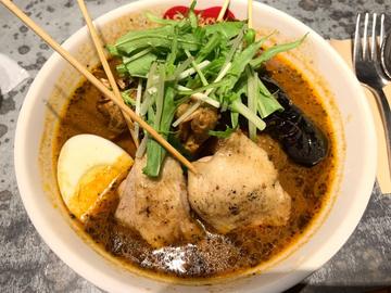 パリパリ知床鷄と野菜カリー レベル4