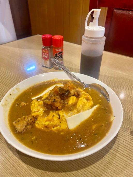 チキンオムカレーチーズトッピング