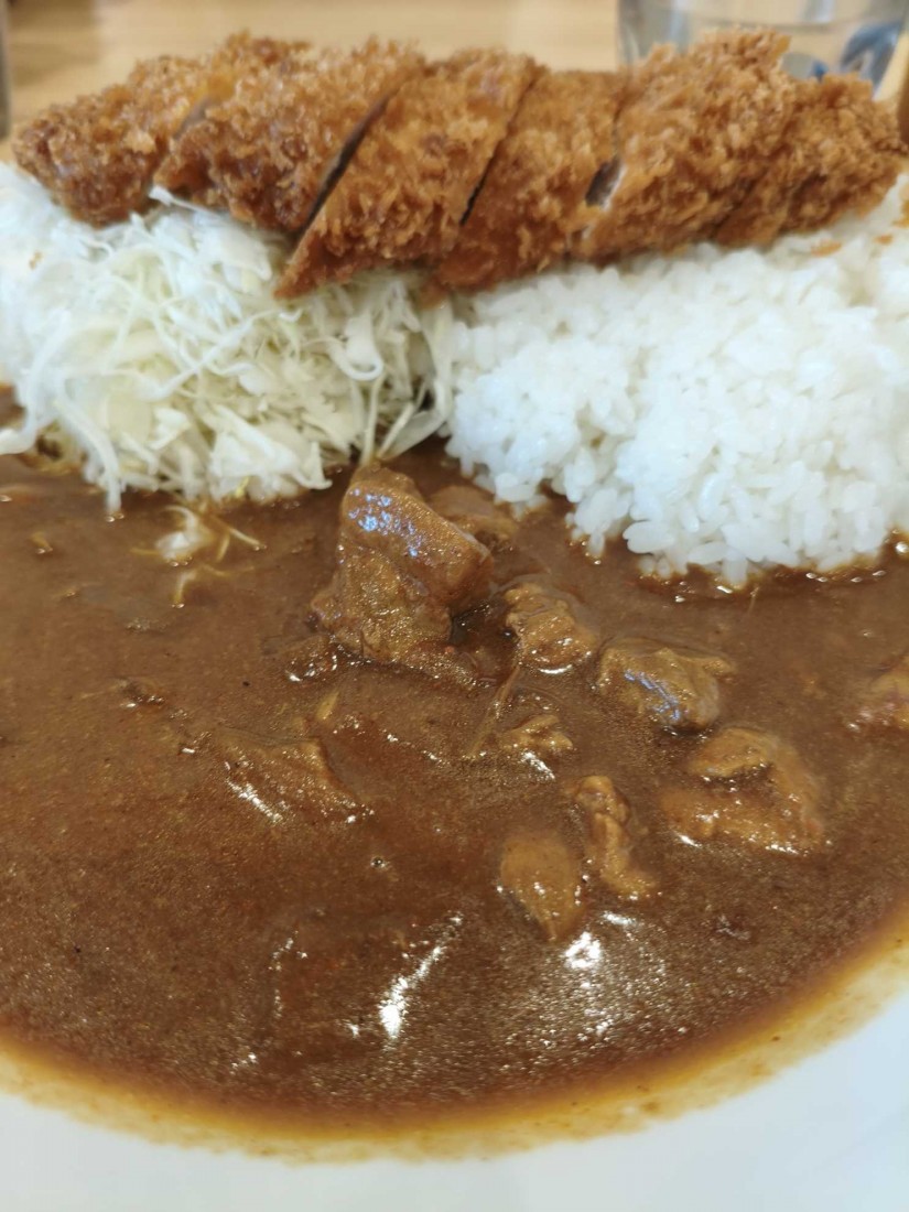 ロースカツランチカレー 辛口