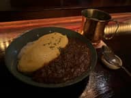 チーズ入りオムキーマカレー