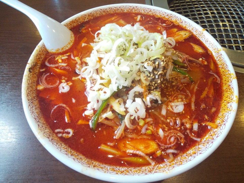 カルビスープラーメン 辛く