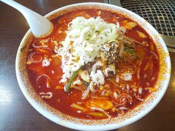 カルビスープラーメン 辛く