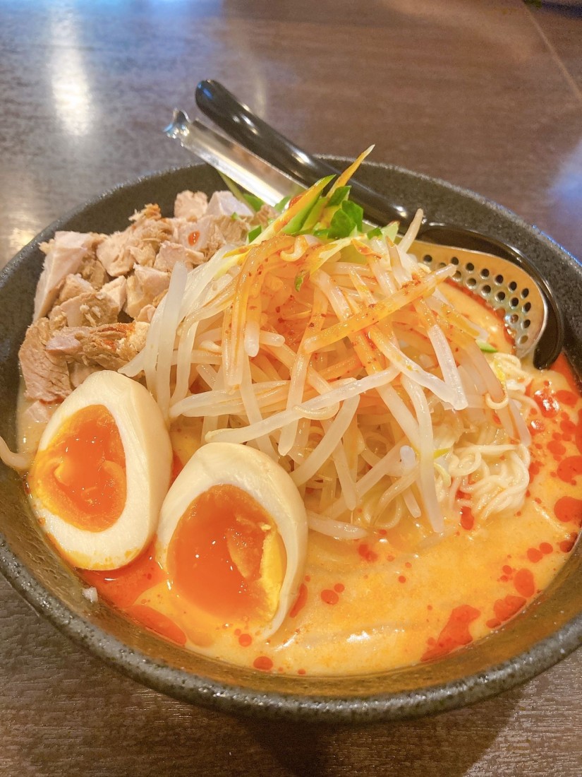 冷やし辛味噌ラーメン  大辛 ひかえめ、普通、中辛、大辛、火炎(+¥100)