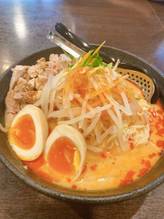 冷やし辛味噌ラーメン  大辛 ひかえめ、普通、中辛、大辛、火炎(+¥100)