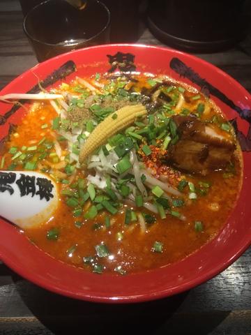 カラシビ味噌ラーメン 辛さ増し シビレ増し