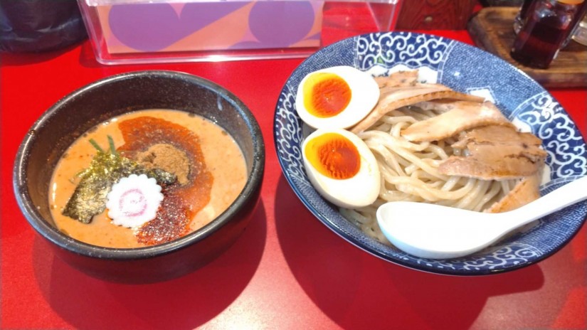 濃厚豚骨魚介冷やしつけ麺 激辛