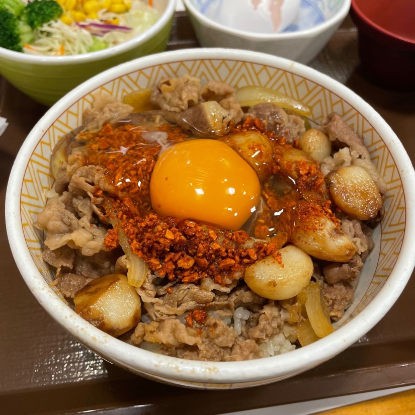 にんにくファイヤー牛丼