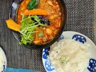 本日のおすすめ チキンと野菜の焙煎えびスープカレー